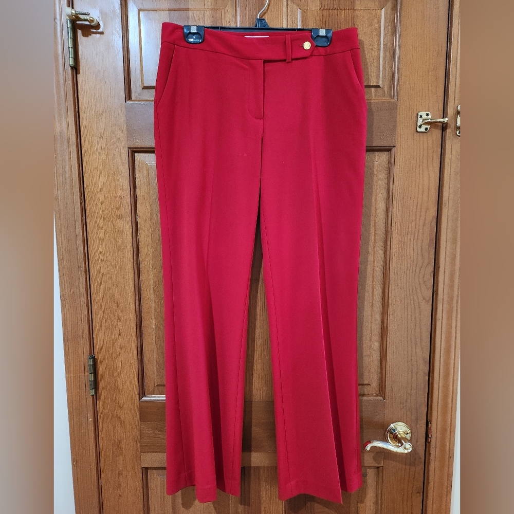 Calvin Klein Red Women's Pants Size 8